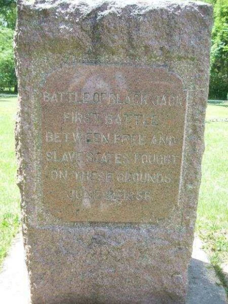 BATTLE OF BLACK JACK WAR MEMORIAL
