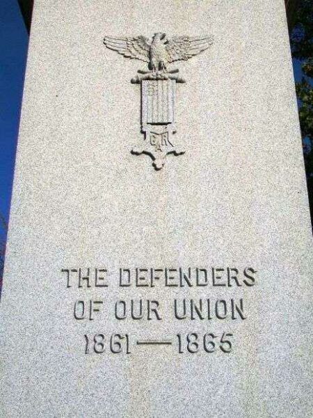 WAYNE COUNTY SOLDIERS OF THREE WARS MEMORIAL STONE A