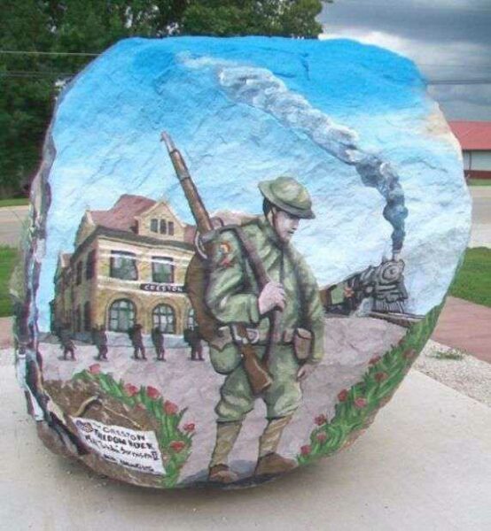CRESTON FREEDOM ROCK SIDE B
