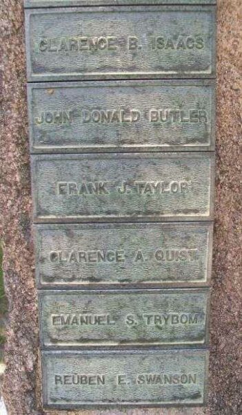 MONTGOMERY CO. WORLD WAR HEROES WHO DIED IN SERVICE MEMORIAL PLAQUE C