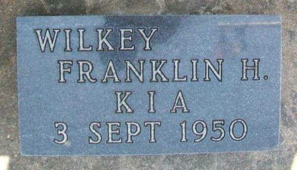 WILKEY FRANKLIN H. KIA MEMORIAL PAVER