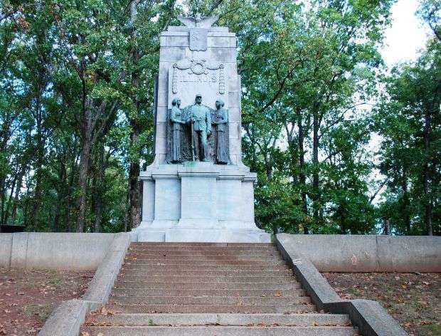 iLLINOIS BATTLE OF KENNESAW MOUNTAIN MONUMENT