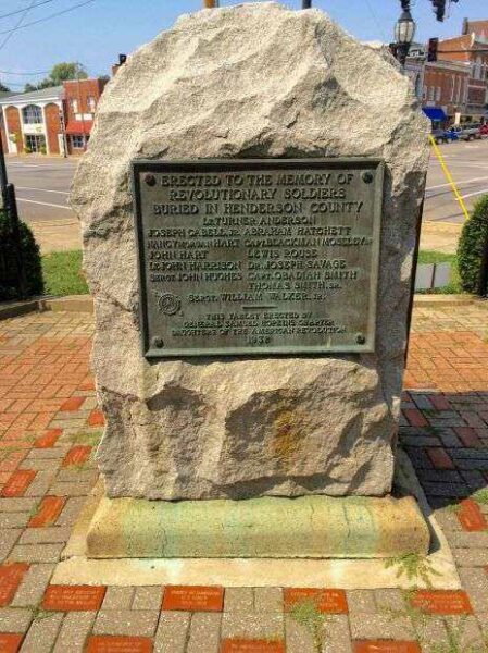 REVOLUTIONARY SOLDIERS BURIED IN HENDERSON COUNTY MEMORIAL II