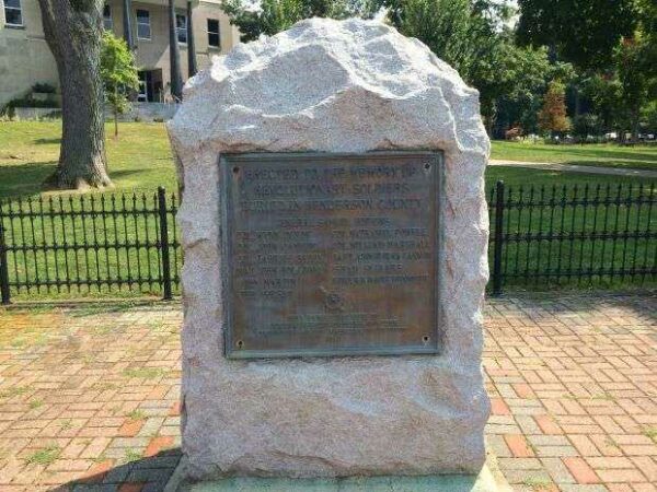 REVOLUTIONARY SOLDIERS BURIED IN HENDERSON COUNTY MEMORIAL I
