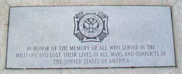 PLEASANT HILL CEMETERY WAR VETERANS MEMORIAL STONE A