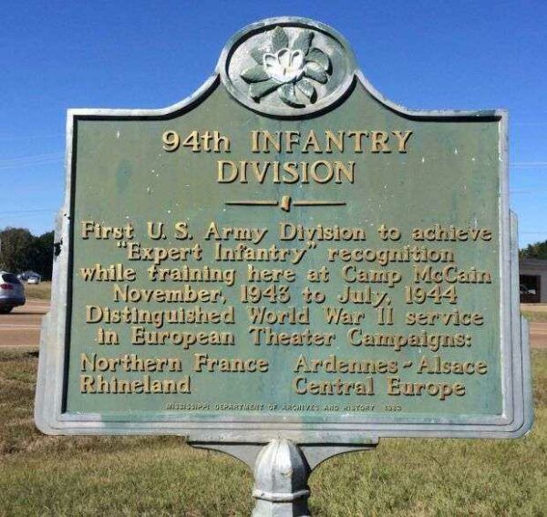 94TH INFANTRY DIVISION WAR MEMORIAL MARKER
