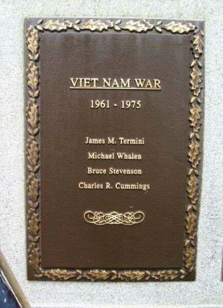 JAMES BURT VETERANS MEMORIAL PARK PLAQUE D