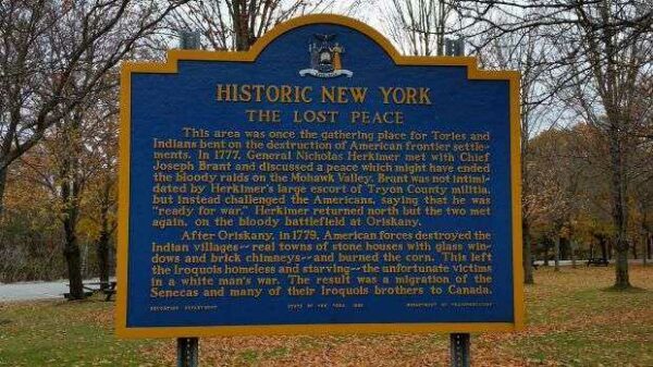 THE LOST PEACE WAR MEMORIAL MARKER
