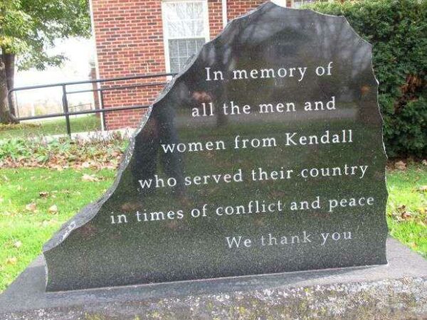 KENDALL VETERANS MEMORIAL FRONT