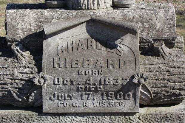 CHARLES HIBBARD MEMORIAL CEMETERY STONE DEDICATION