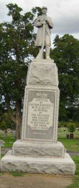 CAPTAIN KINGSCOTT W.R.C. NO. 177 CIVIL WAR MEMORIAL