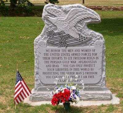 STEPHENS COUNTY PERSIAN GULF AFGHANISTAN & IRAQ WAR MEMORIAL