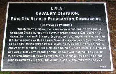 U.S.A CAVALRY DIVISION WAR MEMORIAL PLAQUE