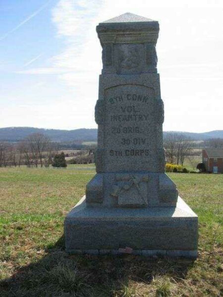 8TH CONNECTICUT VOLUNTEER INFANTRY REGIMENT WAR MEMORIAL