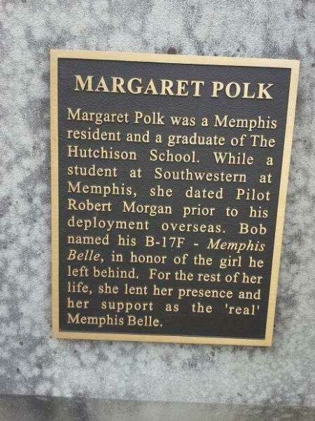 MEMPHIS BELLE WAR MEMORIAL PLAQUE A