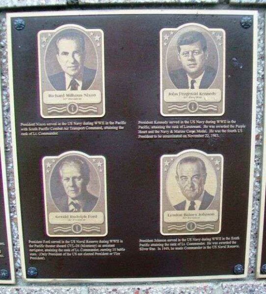 UNITED STATES COMMANDERS IN CHIEF WAR MEMORIAL PLAQUE F