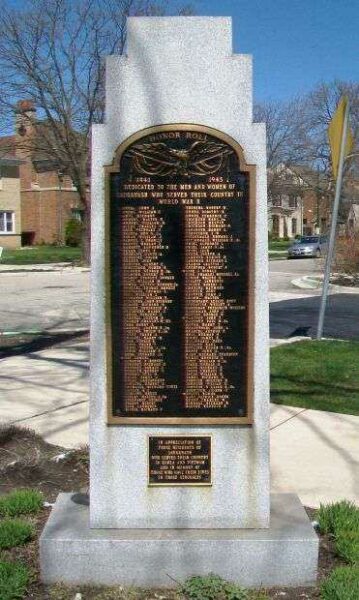SAUGANASH VETERANS MEMORIAL FRONT