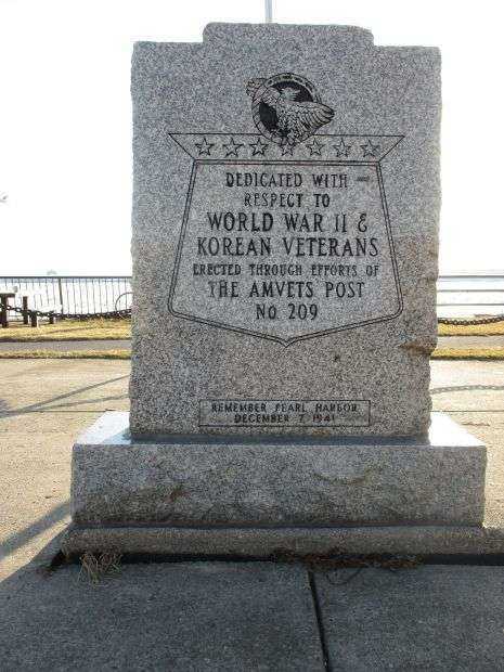 AMVETS POST NO 209 WAR VETERANS MEMORIAL