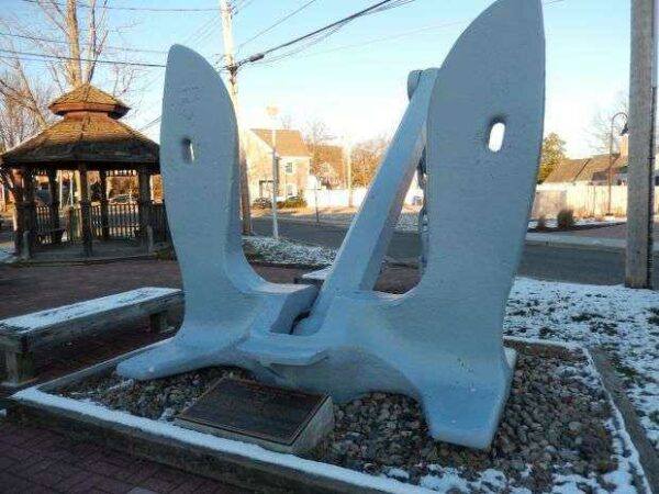 ANCHOR FROM THE AIRCRAFT CARRIER USS RANDOLPH CV-15 MEMORIAL