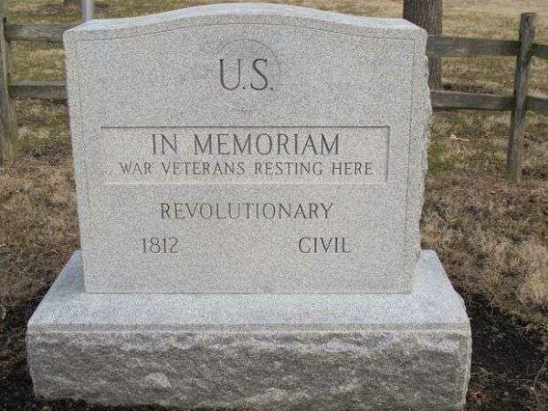 AMERINE CEMETERY WAR VETERANS MEMORIAL FRONT