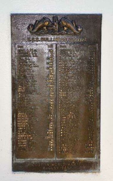 U.S. SUBMARINE VETERANS W.W. II VETERANS NATIONAL MEMORIAL WEST PLAQUE 62