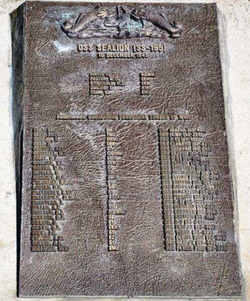 U.S. SUBMARINE VETERANS W.W. II NATIONAL MEMORIAL WEST PLAQUE 10