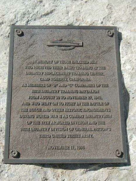 CAMP ROBERTS VETERANS MEMORIAL