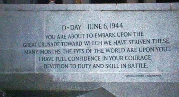 NATIONAL WORLD WAR II MEMORIAL NARRATIVE STONE F