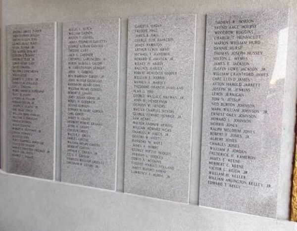 “A WORLD APART” WORLD WAR II MEMORIAL HONOR ROLL PANEL D