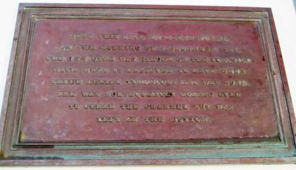 USS UTAH WAR MEMORIAL PLAQUE