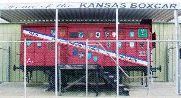 KANSAS 40&8 BOXCAR WAR MEMORIAL