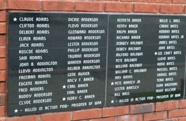 VETERANS OF WORLD WAR II SERVED WITH PRIDE MEMORIAL PALQUE A