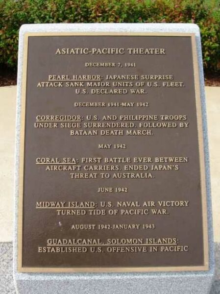 GLOUCESTER WWII MEMORIAL PLAQUE G