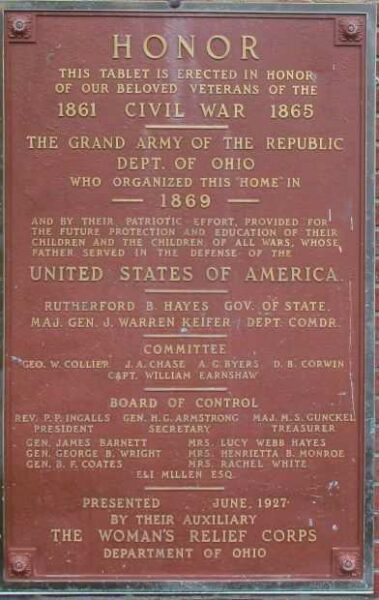 HONOR CIVIL WAR MEMORIAL TABLET