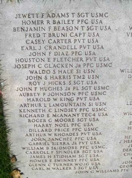 VICTIMS OF JAPANESE MASSACRE WAR MEMORIAL STONE A