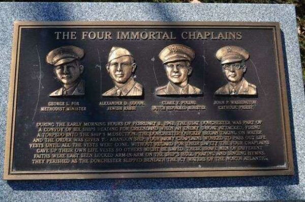 THE FOUR IMMORTAL CHAPLAINS MEMOIRAL
