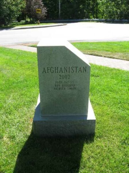 ENFIELD PERSIAN GULF, AFGHANISTAN, IRAQ WAR MEMORIAL RIGHT SIDE