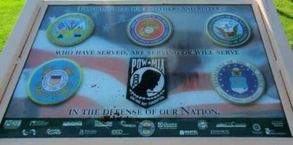 BOZEMAN VETERANS MEMORIAL PLAQUE