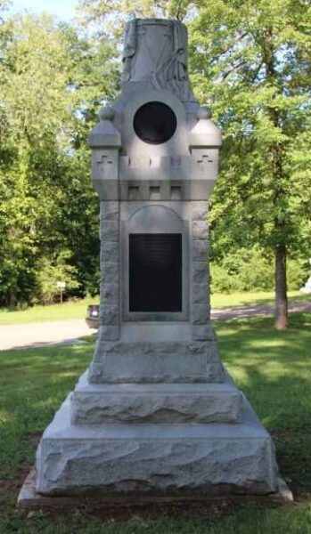 10TH OHIO INFANTRY, GENERAL HEAD-QUARTERS WAR MEMORIAL BACK