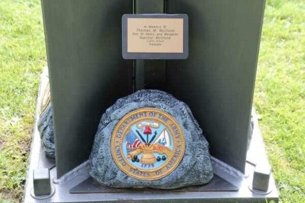 ST. MARY’S CATHOLIC CHURCH CEMETERY VETERANS MEMORIAL MEDALLION D