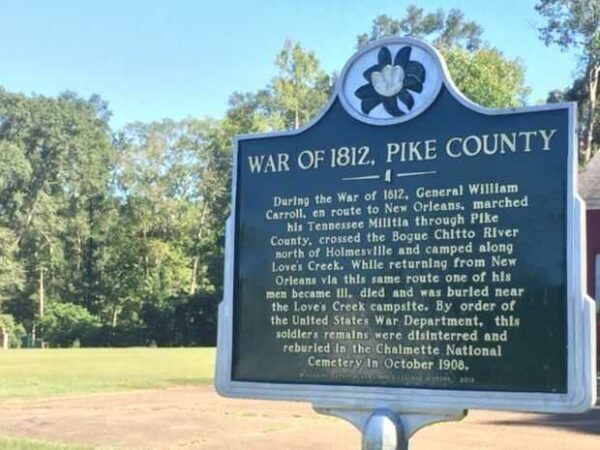 WAR OF 1812, PIKE COUNTY MEMORIAL MARKER