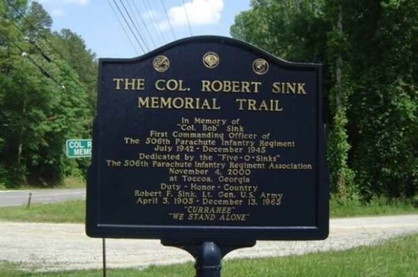 THE COL. ROBERT SINK MEMORIAL TRAIL COLUMBUS