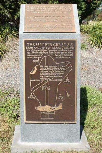 THE 339TH FIGHTER GROUP WAR MEMORIAL