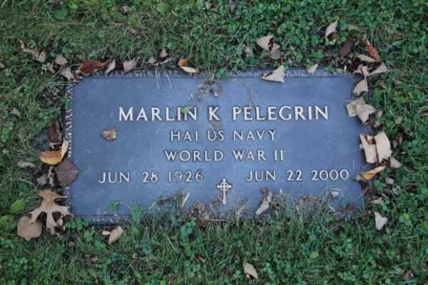 MARLIN K PELEGRIN MEMORIAL CEMETERY STONE