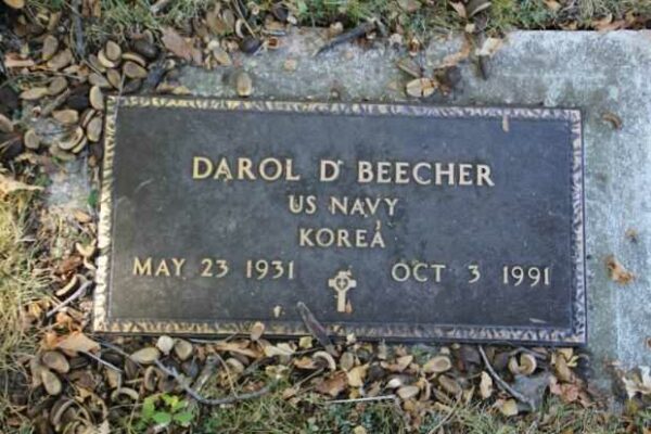 DAROL D BEECHER MEMORIAL CEMETERY STONE