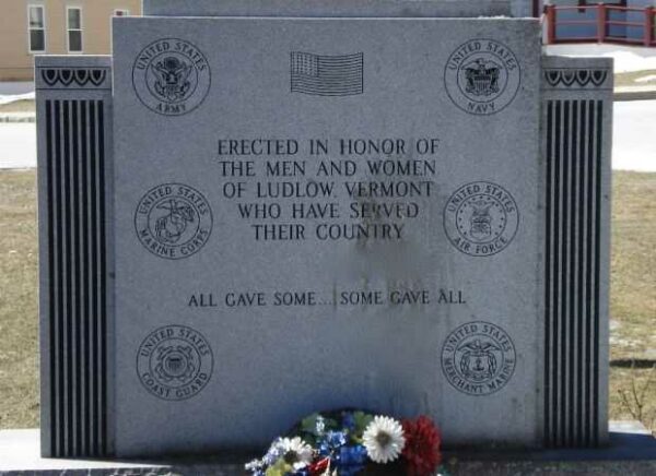 LUDLOW, VERMONT VETERANS MEMORIAL