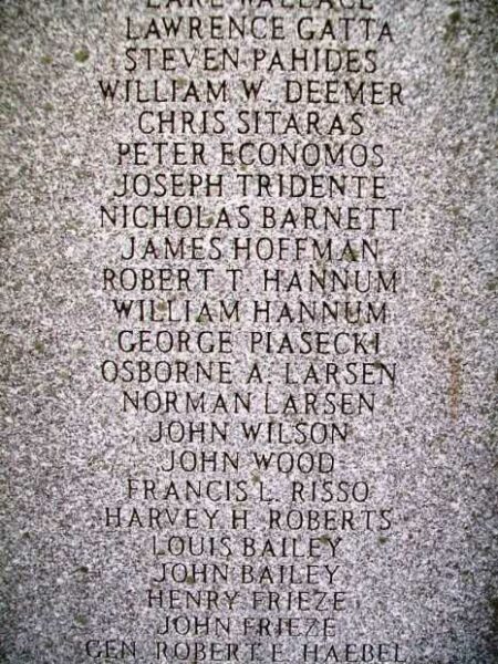 MARCUS HOOK KOREAN WAR MEMORIAL STONE F