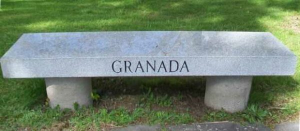 MONTROSE WAR VETERANS MEMORIAL FLAGPOLE BENCH A