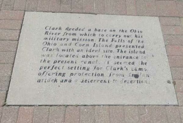 GENERAL GEORGE ROGERS CLARK MEMORIAL TABLET B