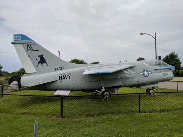 A-7E CORSAIR II NAVY ATTACK MEMORIAL AIRCRAFT